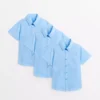Blue School Short Sleeve Shirt 3 Pack 3 Years -Sonic || Minecraft || Super Mario Sales tuc128769978 Blue R Z001A