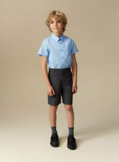 Blue School Short Sleeve Shirt 3 Pack 3 Years -Sonic || Minecraft || Super Mario Sales tuc128769978 Blue R Z003A