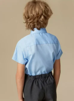 Blue School Short Sleeve Shirt 3 Pack 3 Years -Sonic || Minecraft || Super Mario Sales tuc128769978 Blue R Z006A