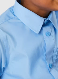 Blue School Short Sleeve Shirt 3 Pack 3 Years -Sonic || Minecraft || Super Mario Sales tuc128769978 Blue R Z007A