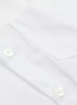 White Unisex Ecolite Stain Resistant School Shirts 3 Pack 9 Years