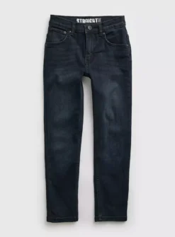 Dark Blue Straight Leg Denim Jeans With Stretch - 9 Years -Sonic || Minecraft || Super Mario Sales tuc130914839 Denim R Z001A