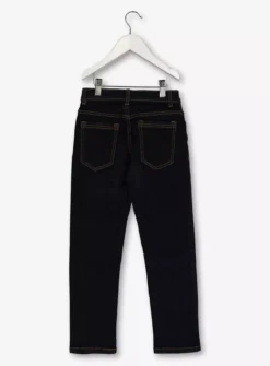 Dark Blue Straight Leg Denim Jeans With Stretch - 13 Years -Sonic || Minecraft || Super Mario Sales tuc130914871 Denim R Z003A
