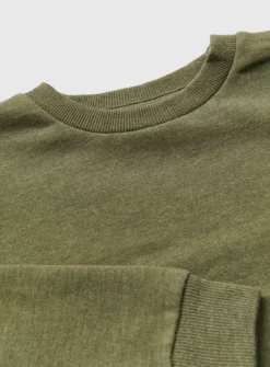 Khaki Longline Sweatshirt 10 Years
