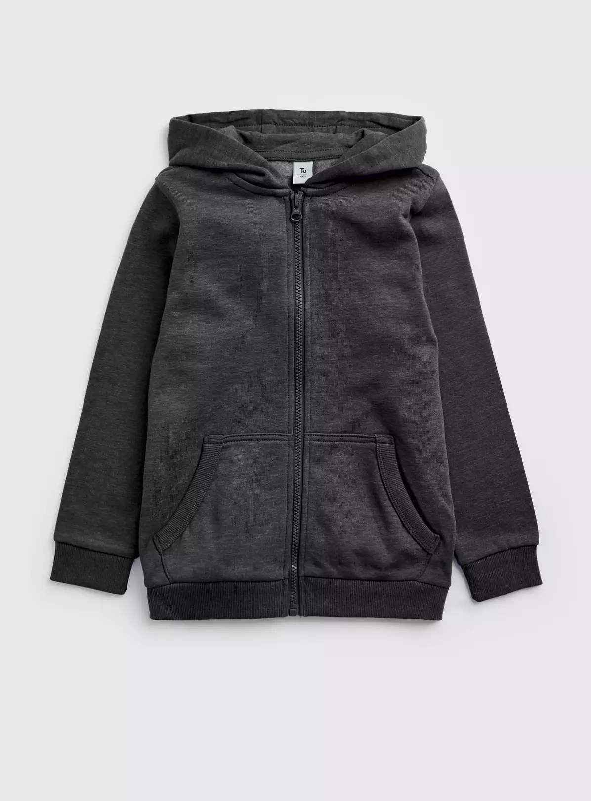 Charcoal Zip Through Hoodie12 Years 3 Charcoal Zip Through Hoodie12 Years