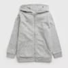 Grey Zip Through Hoodie 8 Years