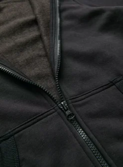 Black Zip Through Hoodie 6 Years