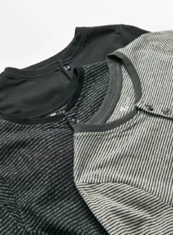 Sonic || Minecraft || Super Mario Sales 37 Mono Stripe Grandad T-Shirts 3 Pack 6 Years