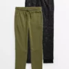 Black Space Dye & Khaki Ottoman Jogger 2 Pack 10 Years -Sonic || Minecraft || Super Mario Sales tuc142810885 Khaki R Z001A