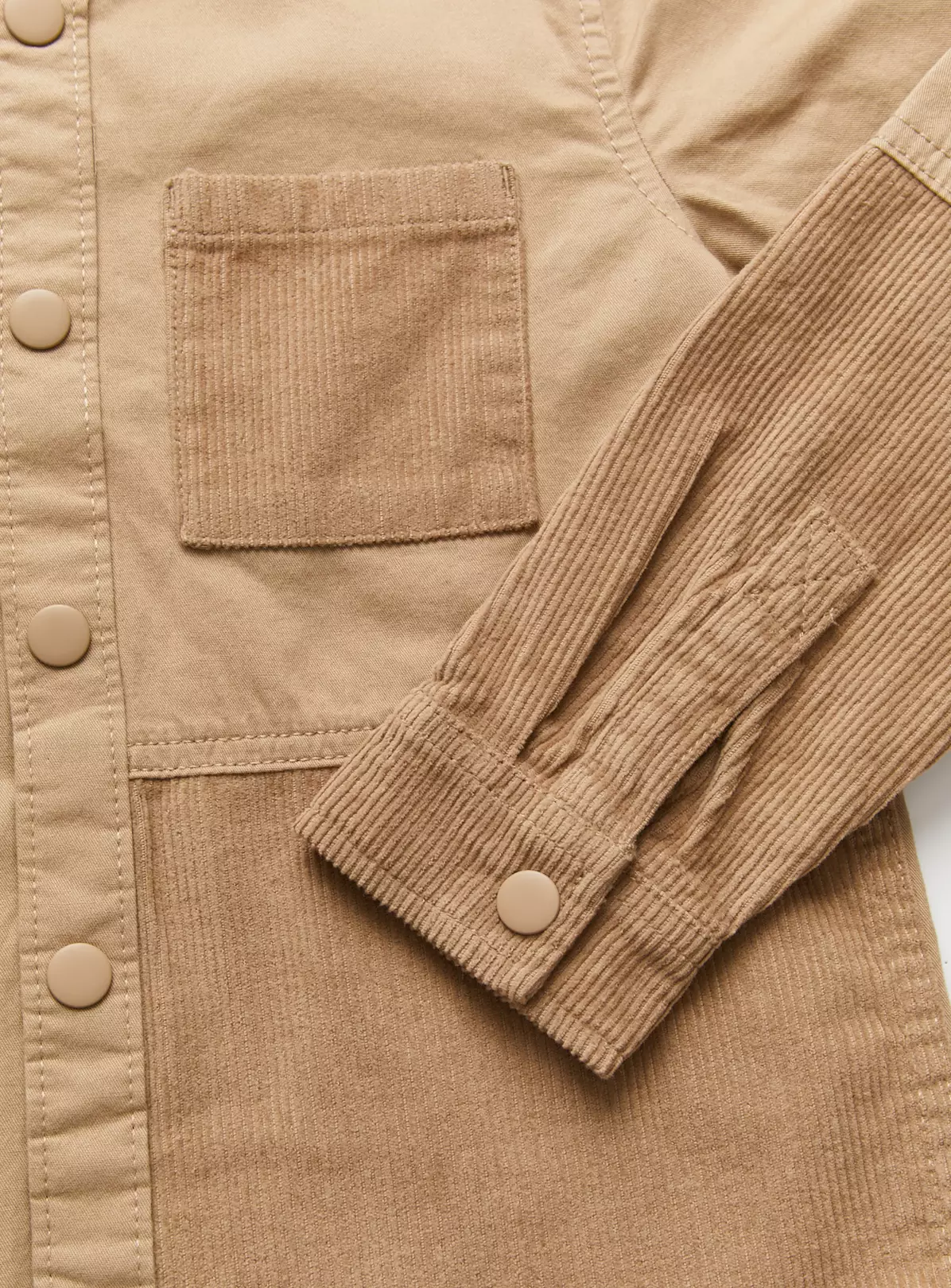 Tan Corduroy Patchwork Shirt 8 Years 3 Tan Corduroy Patchwork Shirt 8 Years