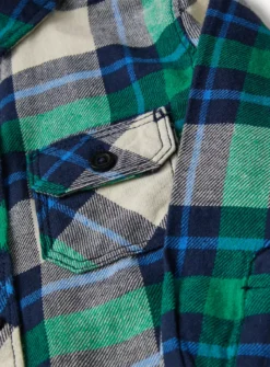 Green Check Shirt 7 Years