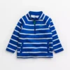 Bright Blue Stripe Quarter Zip Fleece 1.5-2 Years