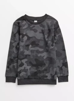 Black Camo Sweatshirt 7 Years -Sonic || Minecraft || Super Mario Sales tuc143052211 Black R Z001A 5