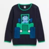 Navy Dino Tractor Jumper 1.5-2 Years -Sonic || Minecraft || Super Mario Sales tuc143172969 Navy R Z001A