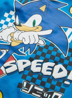 Sonic The Hedgehog Blue Graphic Sweatshirt 5 Years
