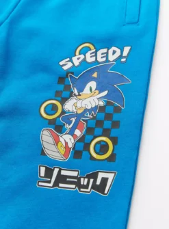 Sonic The Hedgehog Blue Graphic Joggers 11 Years