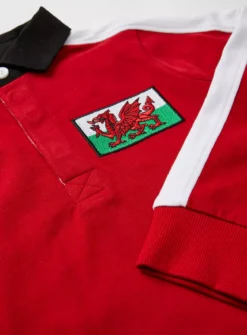 Wales Rugby Red Polo Shirt 10 Years