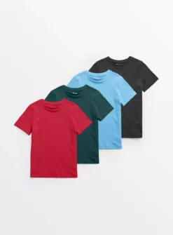 Bright Short Sleeve T-Shirt 4 Pack 5 Years 5 Bright Short Sleeve T-Shirt 4 Pack 5 Years -Sonic || Minecraft || Super Mario Sales tuc143504126 Multi20Coloured R Z001A 1