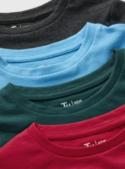 Bright Short Sleeve T-Shirt 4 Pack 8 Years