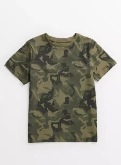 Camouflage Print T-Shirt 6 Years