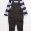 Brown Dungarees & Stripe T-Shirt 1.5-2 Years -Sonic || Minecraft || Super Mario Sales tuc143543467 Grey R Z001A