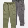 Khaki & Charcoal Cargo Joggers 2 Pack3 Years -Sonic || Minecraft || Super Mario Sales tuc143687292 Multi20Coloured R Z001A 10