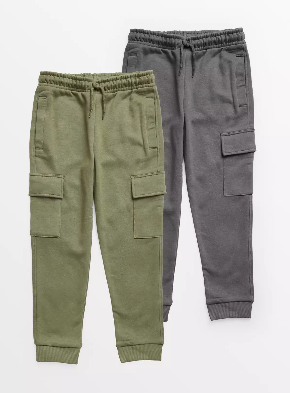 Khaki & Charcoal Cargo Joggers 2 Pack8 Years 3 Khaki & Charcoal Cargo Joggers 2 Pack8 Years