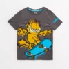 Charcoal Garfield Skater Print T-Shirt 10 Years -Sonic || Minecraft || Super Mario Sales tuc143734351 Grey R Z001A