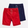 Red & Navy Twill Shorts 2 Pack14 Years -Sonic || Minecraft || Super Mario Sales tuc143778080 Multi20Coloured R Z001A 2