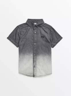 Grey Ombre Short Sleeve Shirt13 Years
