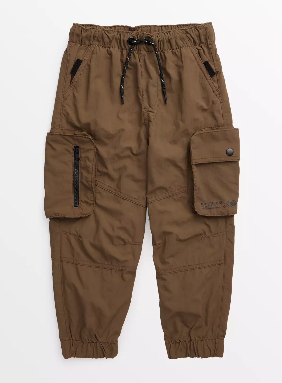 Brown Woven Cargo Trousers 12 Years 4 Brown Woven Cargo Trousers 12 Years - Image 2