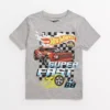 Hot Wheels Grey Graphic T-Shirt 13 Years -Sonic || Minecraft || Super Mario Sales tuc144045937 Grey R Z001A