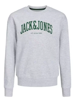 JACK & JONES JUNIOR Logo Crew Neck Sweatshirt 14 Years -Sonic || Minecraft || Super Mario Sales tuc144091319 White R Z001A