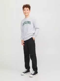 JACK & JONES JUNIOR Logo Crew Neck Sweatshirt 14 Years -Sonic || Minecraft || Super Mario Sales tuc144091319 White R Z002A