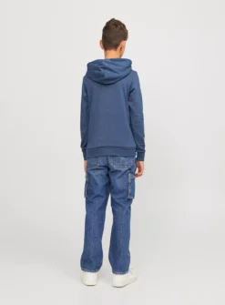 JACK & JONES JUNIOR Graphic Hooded Sweatshirt 10 Years -Sonic || Minecraft || Super Mario Sales tuc144091554 Blue R Z003A