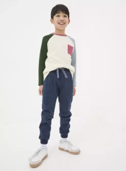 FATFACE Perry Panel Sweat Joggers 12 Years 7 FATFACE Perry Panel Sweat Joggers 12 Years -Sonic || Minecraft || Super Mario Sales tuc144129559 Navy R Z001A 3