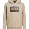 JACK & JONES JUNIOR Beige Jcologan Printed Hoodie Junior 10 Years -Sonic || Minecraft || Super Mario Sales tuc144198984 Beige R Z001A