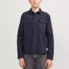 JACK & JONES JUNIOR Navy Long Sleeved Overshirt Junior 8 Years