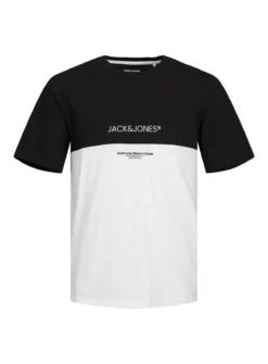 JACK & JONES JUNIOR Black Jjeryder Short Sleeved Tee Junior 6 Years