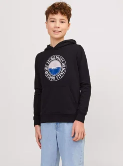 JACK & JONES JUNIOR Jorcobin Hoodie Junior 14 Years -Sonic || Minecraft || Super Mario Sales tuc144205259 Black R Z001A