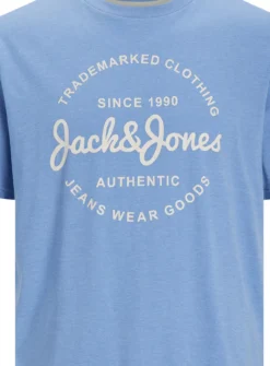 JACK & JONES JUNIOR Blue Jjforest Short Sleeved Crew Neck Tee Junior 12 Years