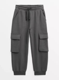 Charcoal Grey Cargo Joggers 5 Years