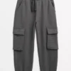 Charcoal Grey Cargo Joggers 10 Years -Sonic || Minecraft || Super Mario Sales tuc144268090 Charcoal R Z001A