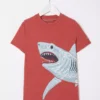 FATFACE Shark Graphic T Shirt 8-9 Years 2 FATFACE Shark Graphic T Shirt 8-9 Years -Sonic || Minecraft || Super Mario Sales tuc144328689 Red R Z004A